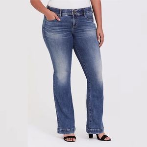 Torrid Medium Wash Flare Jeans